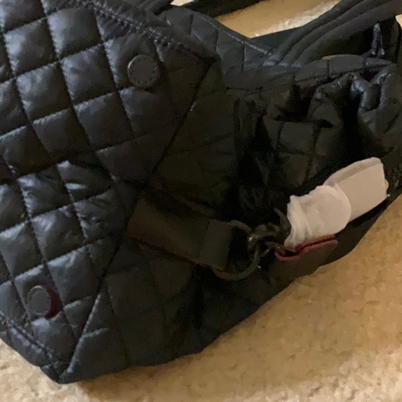 NWT MZ Wallace large Sutton tote in black, long strap & 3 pouches - Picture 6 of 9